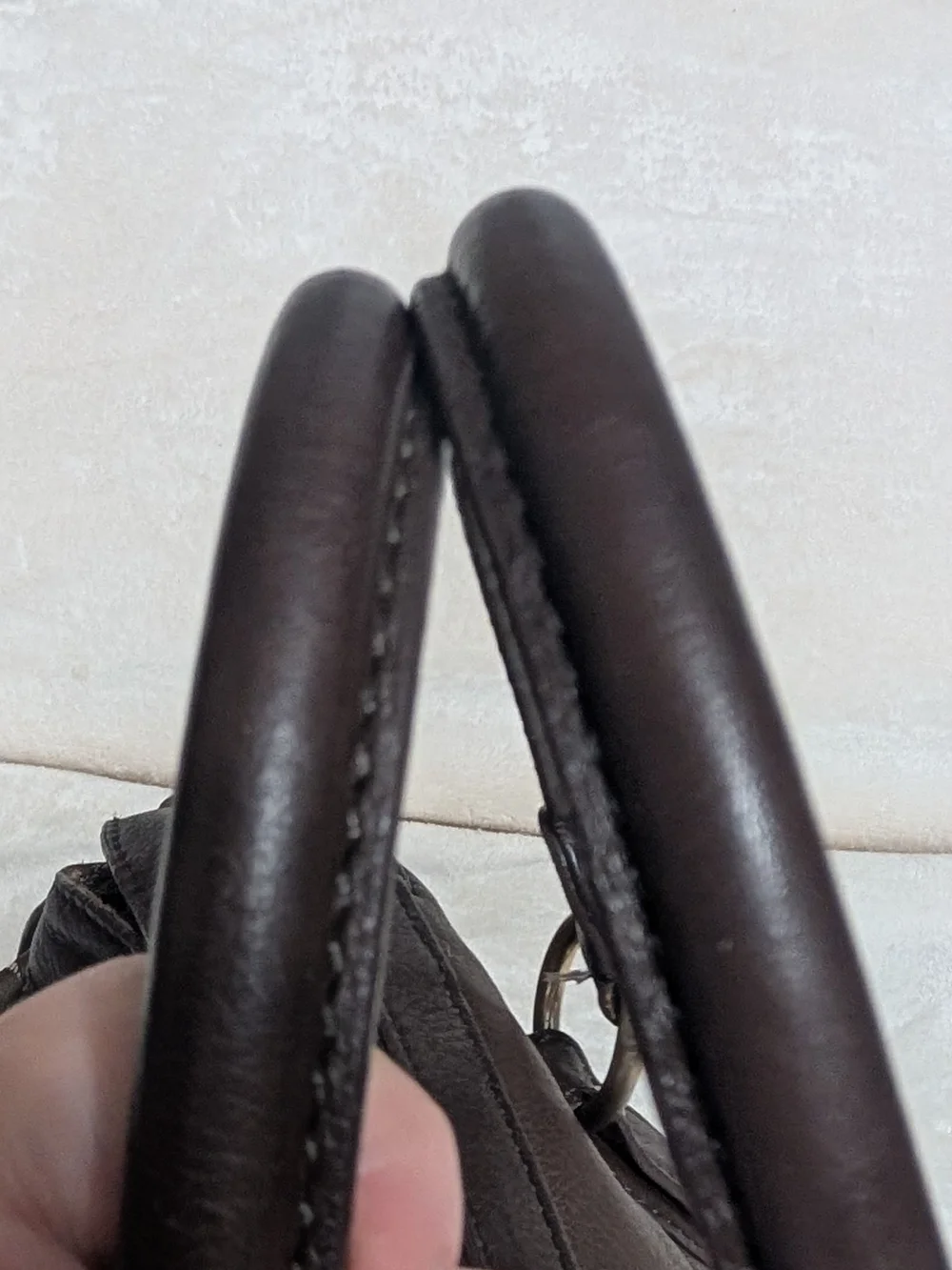Michael Kors Brown and Tan MK Logo Gansevoot Satchel